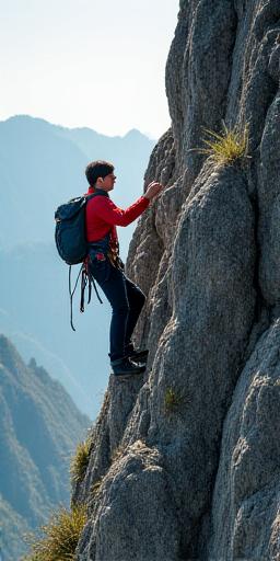 Mountain climbing adventure
