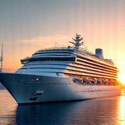 Luxury modern cruise ship